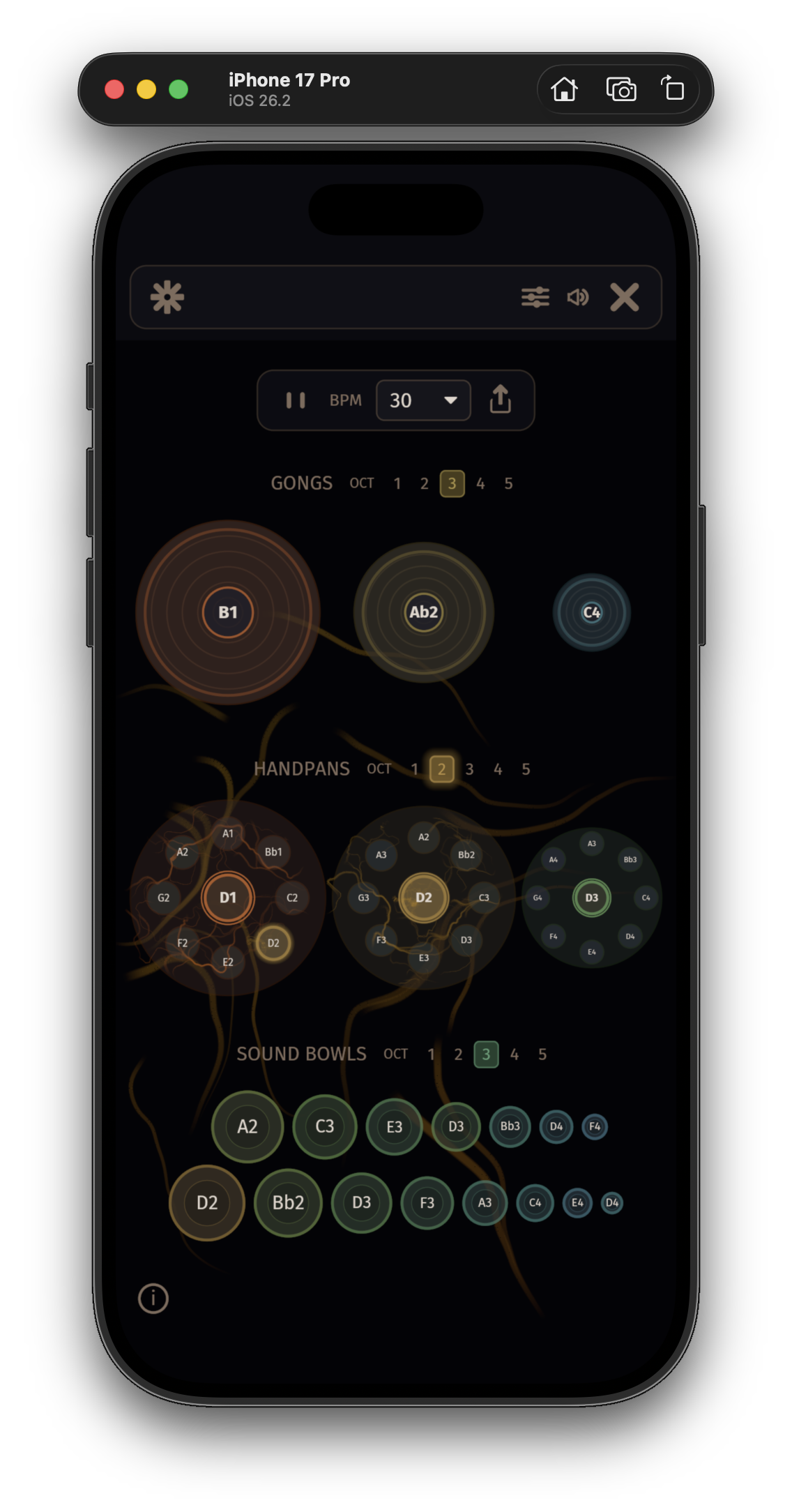 Orbiter on iOS (iPhone 17 Pro) — Edit view